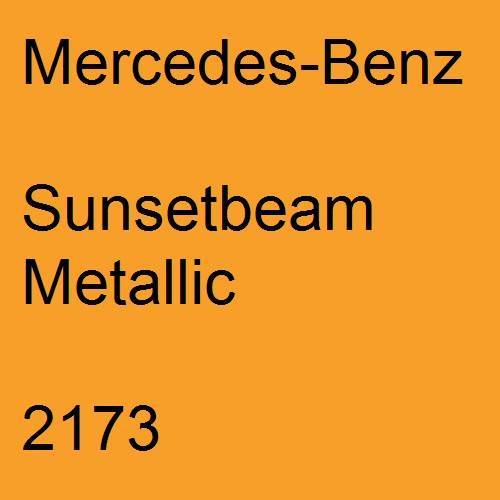 Mercedes-Benz, Sunsetbeam Metallic, 2173.